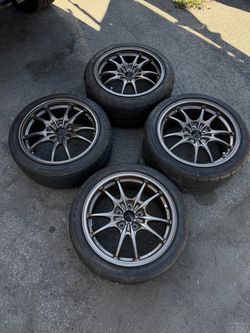 MITA MS-10 SATIN BRONZE WHEELS W/ TIRES FULL SET