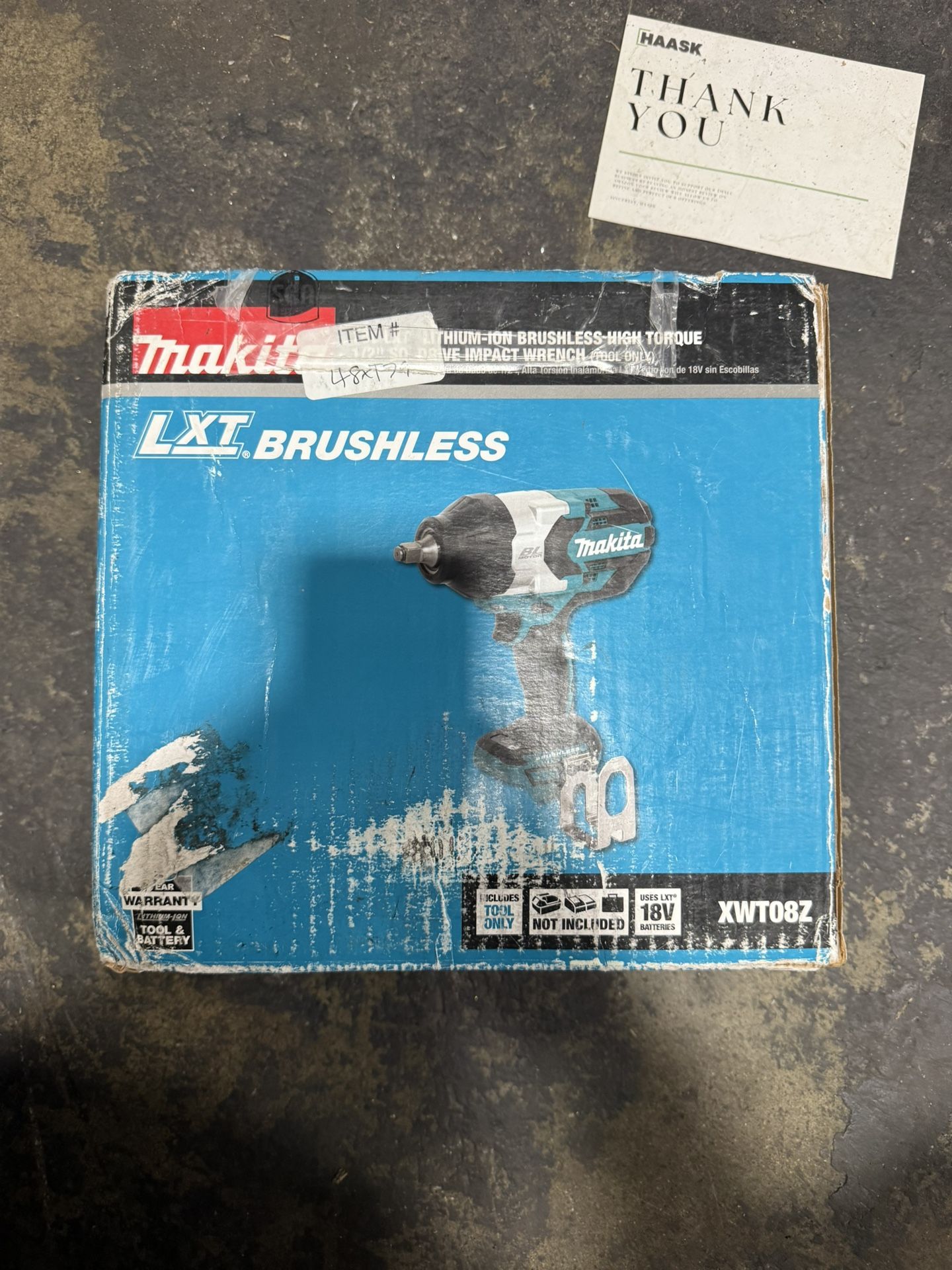 Makita XWT08Z 18V Brushless Impact Wrench – Tool Only