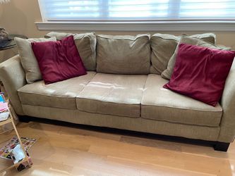 Green Fabric 3-Seat couch