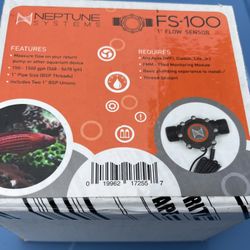 BNIB Neptune Systems 1" Flow Sensor FS100