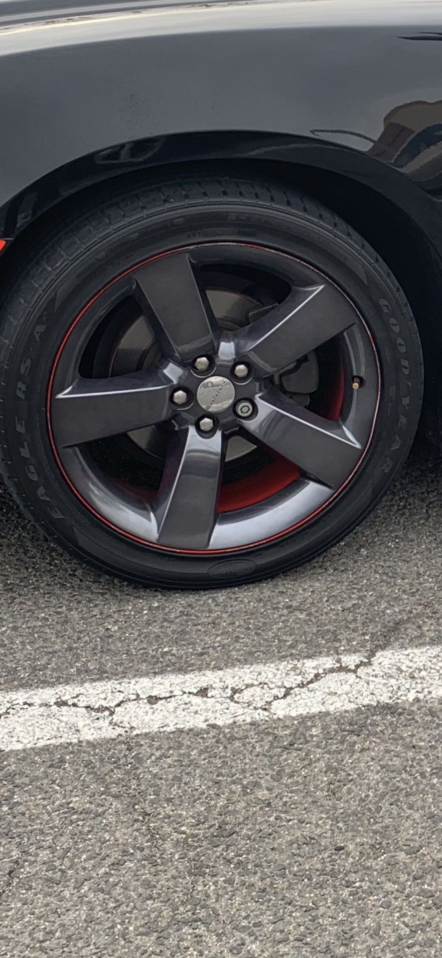 20” Top of the line Red line Rims with low profile tires