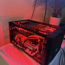 PC RIG– G4560, 16GB RAM, 224GB SSD, Water Cooling and EXTRAS