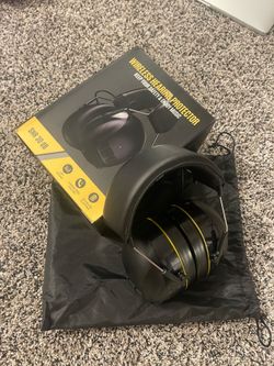 Gel Cushions Ear Muffs, Bluetooth 6.0 Hearing Protection Headphones