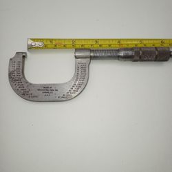 The central tool co. 2". 32nds. Outside micrometer.