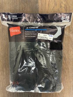 Black Hanes Socks