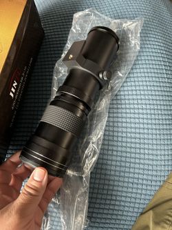 JINTU 420-800mm f8.3 Telephoto Zoom Lens Manual Focus for Nikon SLR Cameras