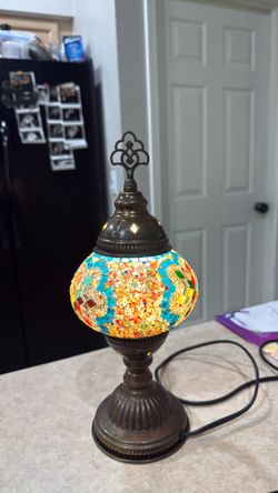 Colorful Turkish lamp