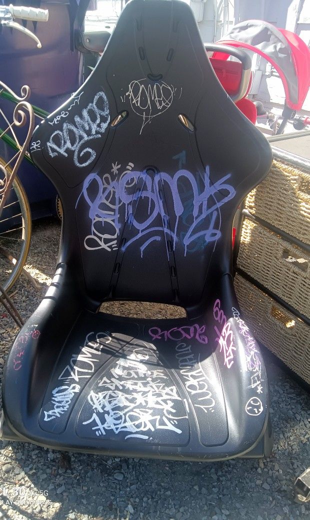 Graffitied Gaming Chair