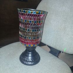 Nice Glass Mosaic Candle Holder