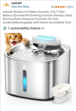 Cat water bowl (electric)
