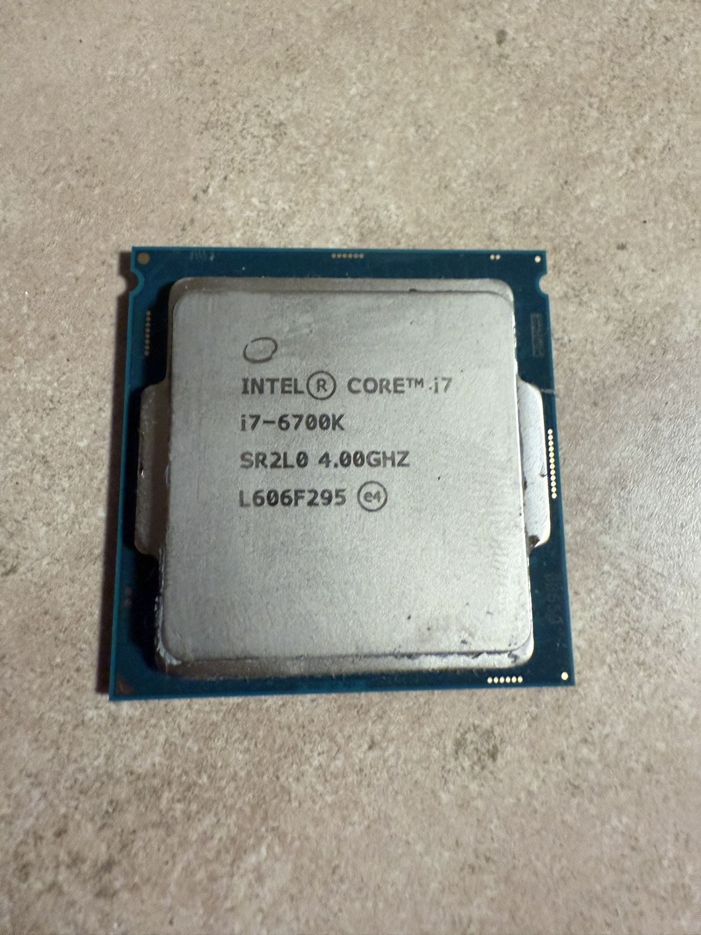 Intel i7-6700k cpu