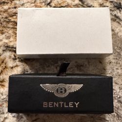 New* Genuine Bentley Silver Cufflinks