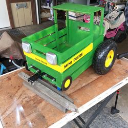 John Deere Mini Wagon Handmade Please Read Description 