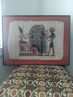 "Pharaonic Figures On Egyptian Papyrus Papar"