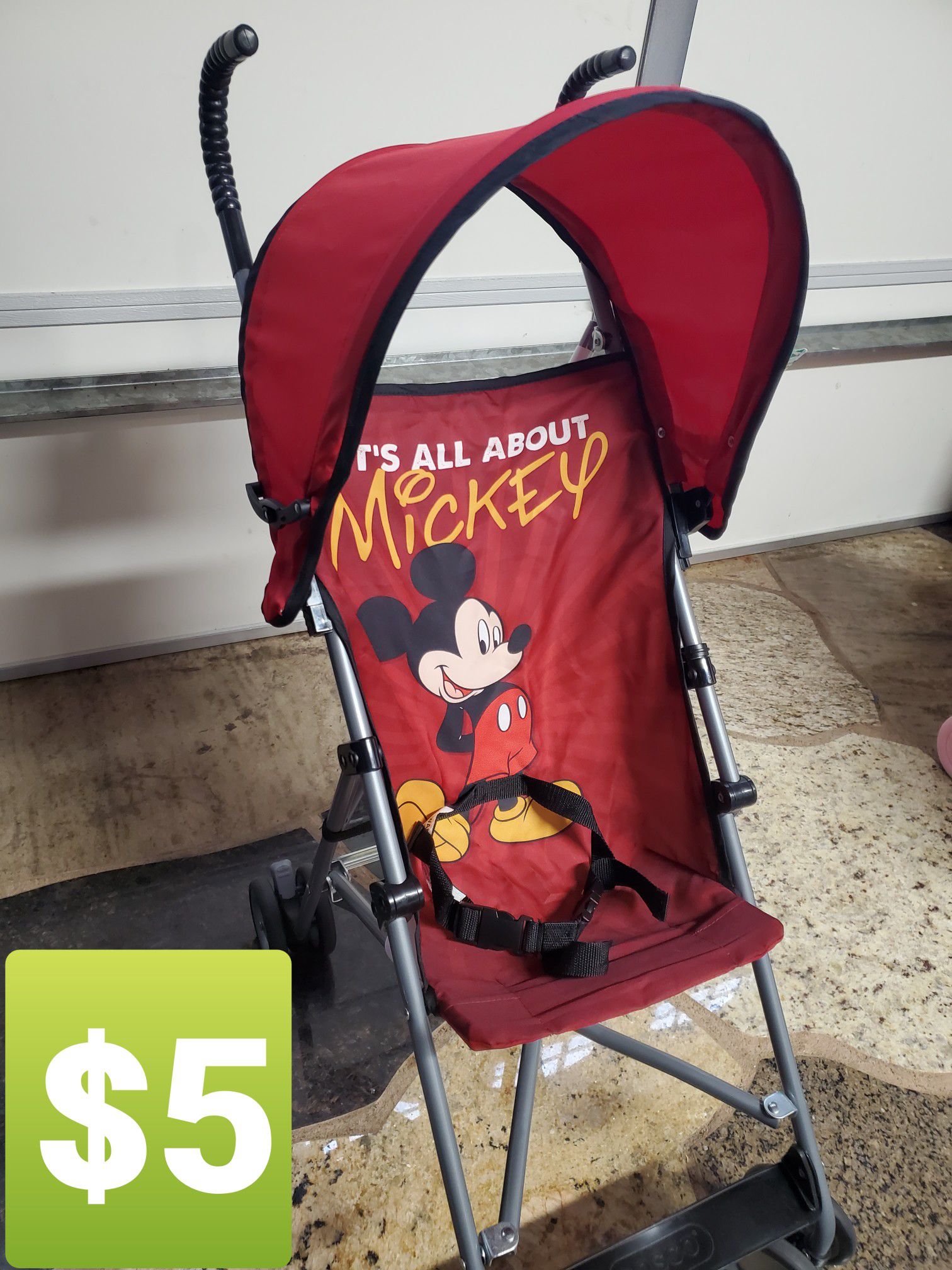 MICKEY MOUSE STROLLER $5