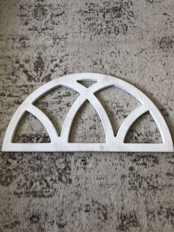 White Distressed Arch