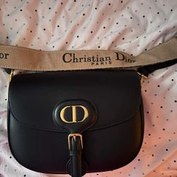 New - Black Bobby Bag - Med Size