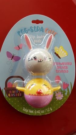 Strawberry lip balms, new