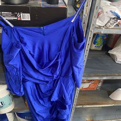 Party Dress Blue Color