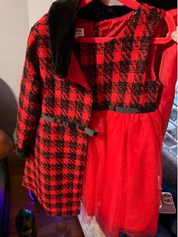 Dress with coat for girl