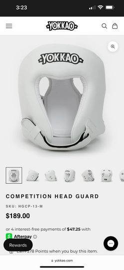 Competition Head Guard for Muay Thai / Sparring