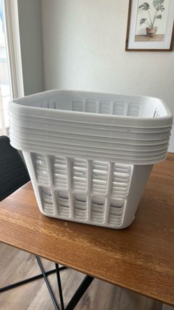 8 small laundry baskets