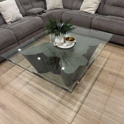 Coffee Table Glass With Stand