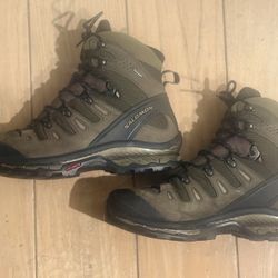 Salomon Men’s Quest 4D-GTX Waterproof Tactical Hiking Boots (Olive Night)