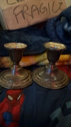 Pair of Brass Candlestick Holders