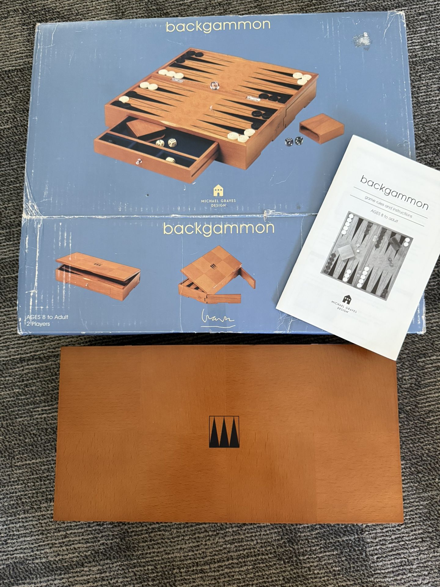 beautiful Vintage Backgammon game