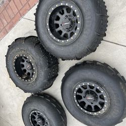 CANAM Maverick Wheels Rims Sand Paddle Tires Can Am Parts Lights 