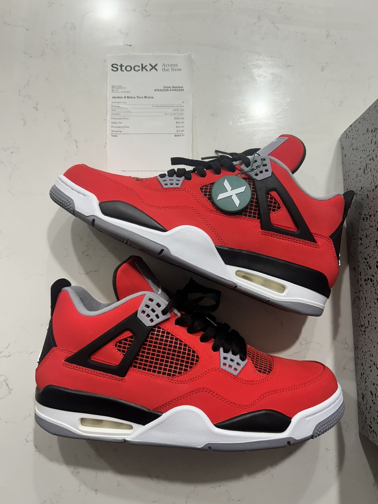 Jordan 4 Toro Size 12 Brand New With Box,New Products : American Fashion Style Bags On Sale