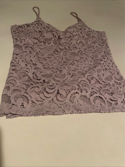 HoLLister purple lace top small