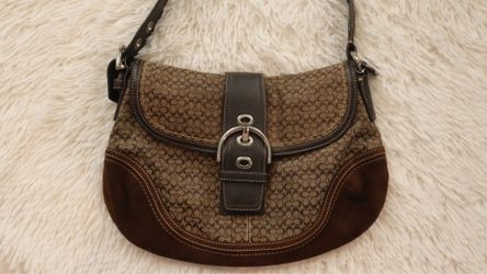 Y2k Coach soho silver buckle