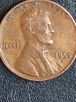 1955 Wheat Penny With Errors