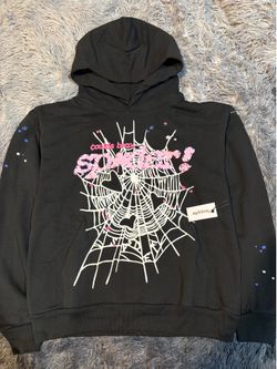 Black "coulda been" Sp5der hoodie size medium