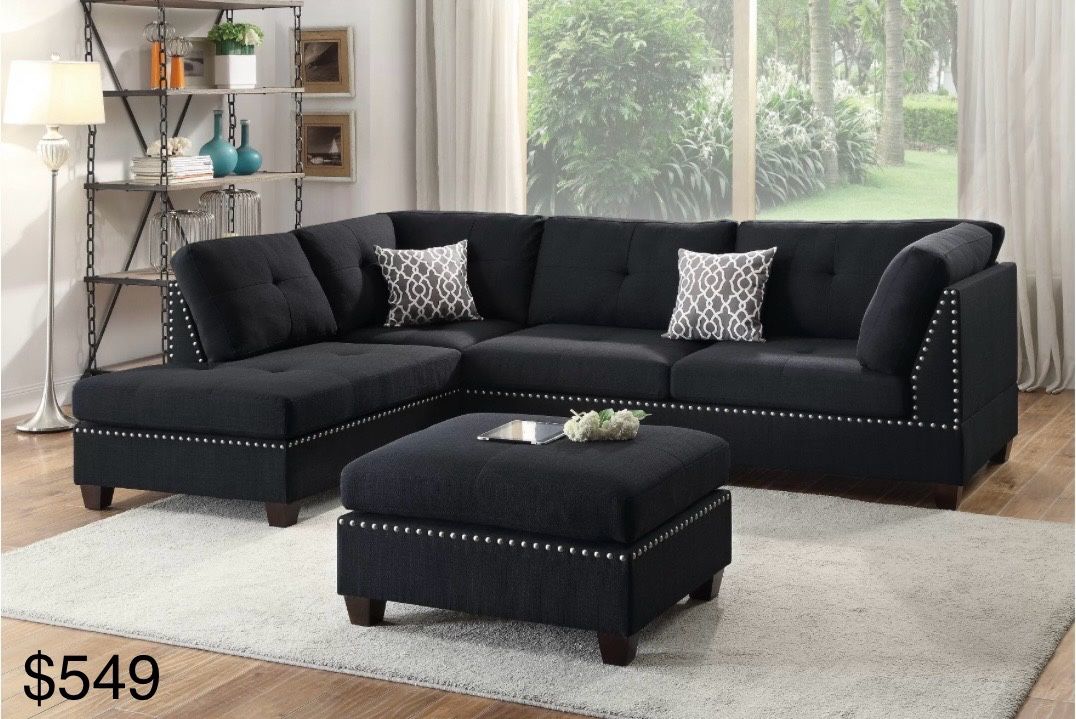 Sectional Sofa With Ottoman