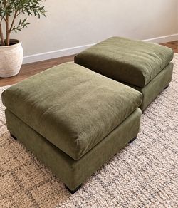 Green Ottoman Set
