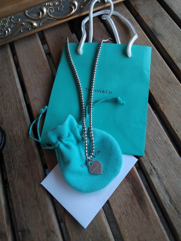 Tiffany And Co Necklace Sterling Silve