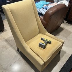 Yellow Oversized Comfy Chair