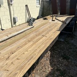 24’ Wood Trailer