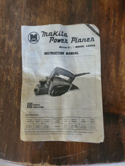 Makita Power Planer
