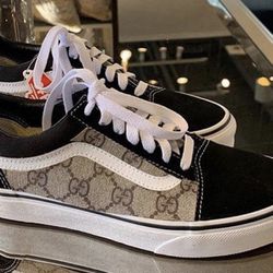 Vans, Shoes, Vans X Gucci Customs
