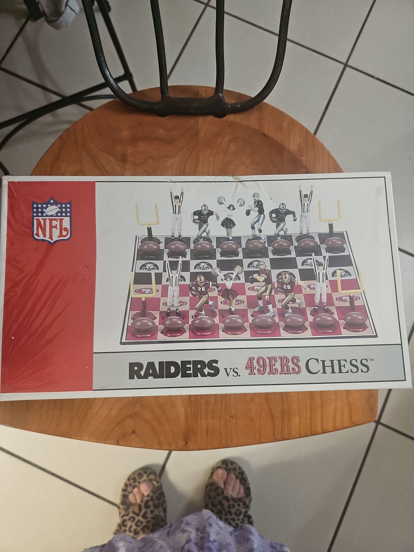Raiders vs. 49ERS Chess set, New