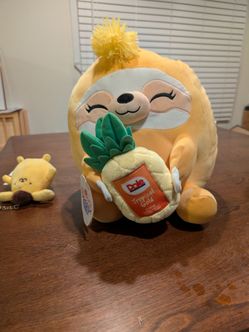 Sloth with Dole Pineapple Plush