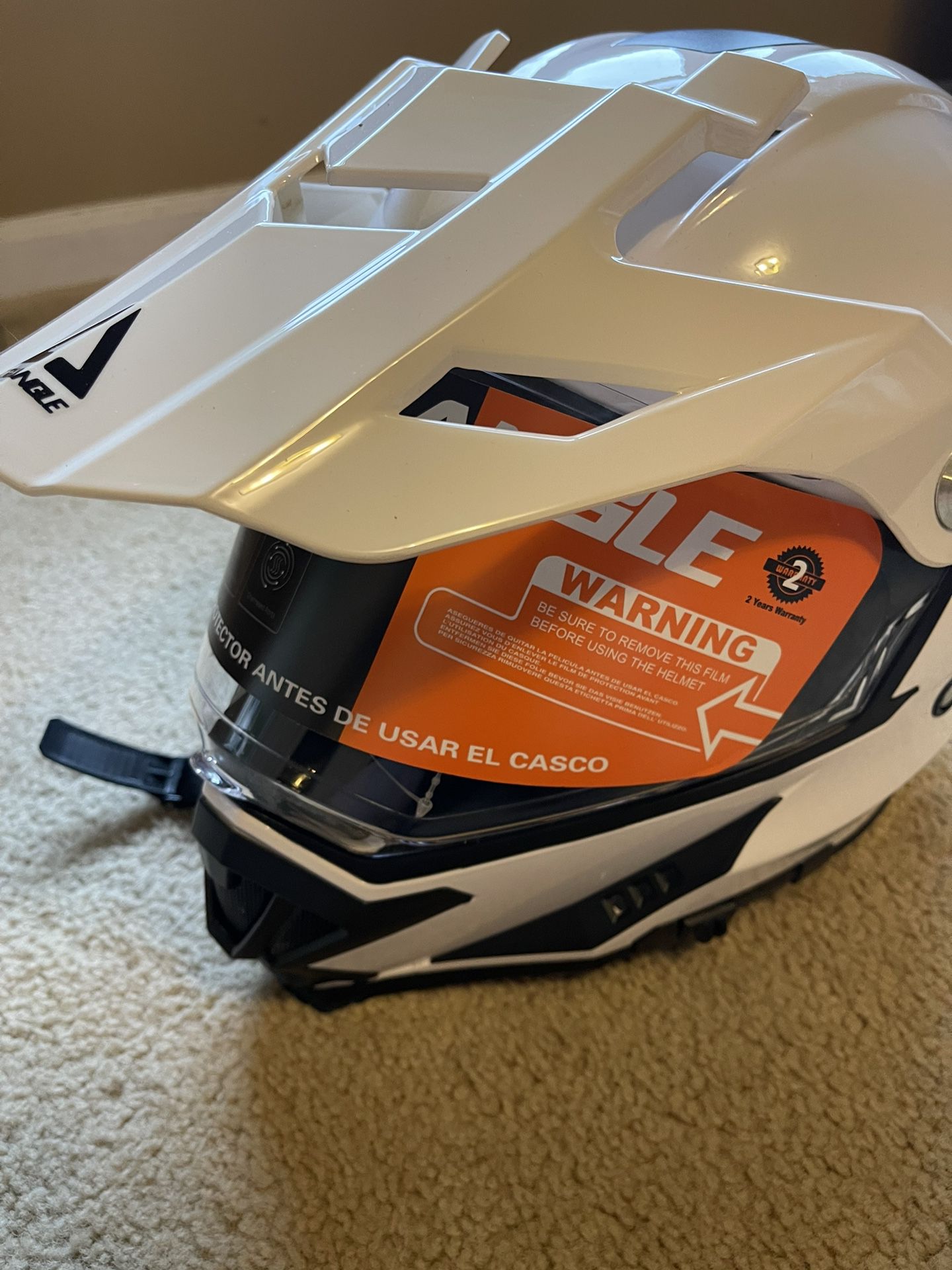 New Full Face Dual Visor Motorcycle Helmet