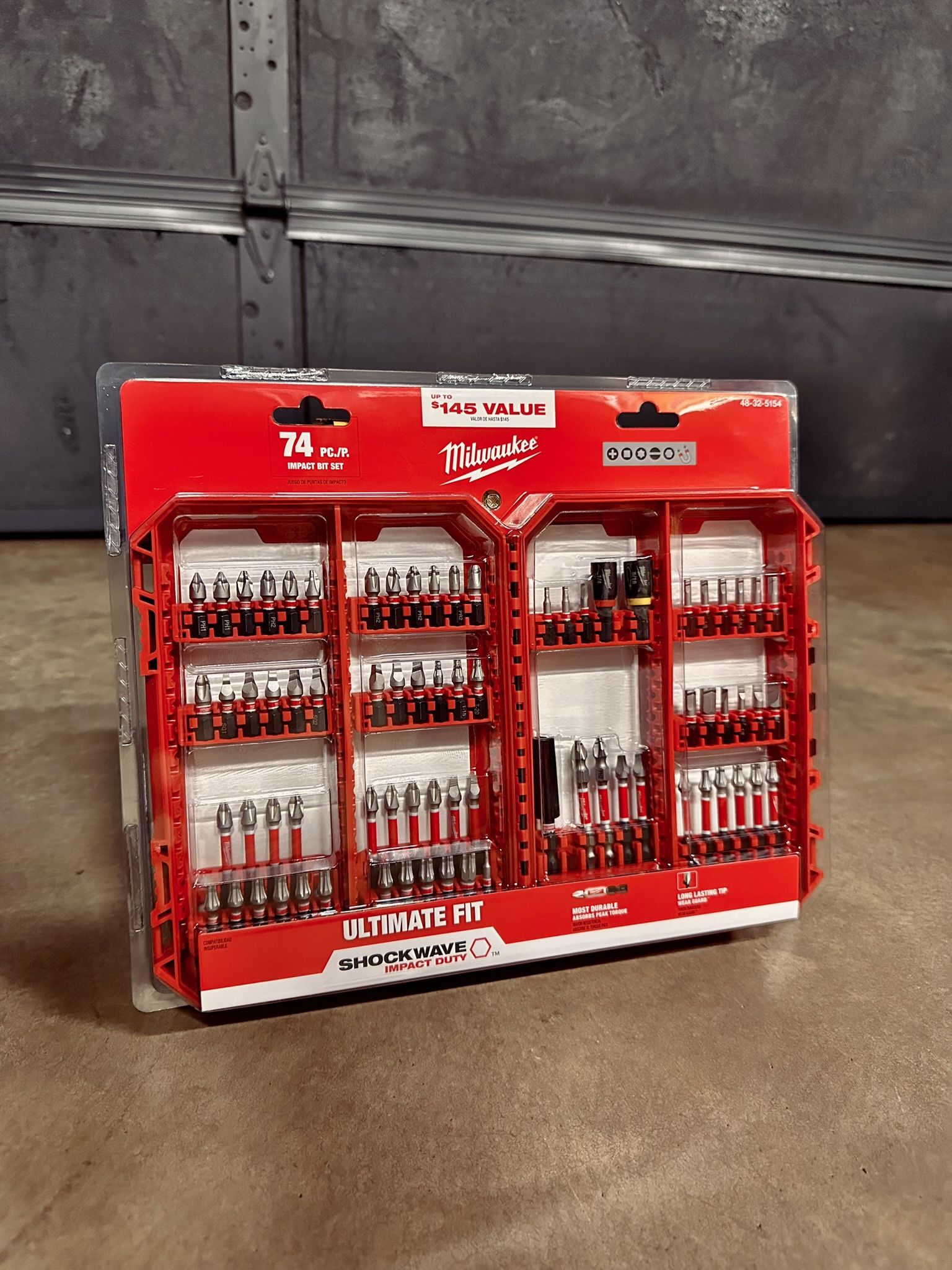 Milwaukee SHOCKWAVE 74pc Impact Bit Set 