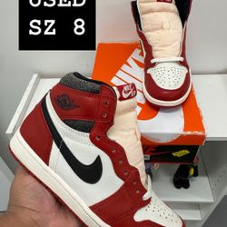 USED Air Jordan 1 lost and Found SZ 8