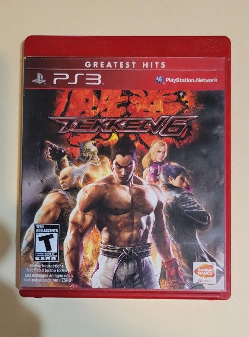 Tekken6 PS3 Video Game 