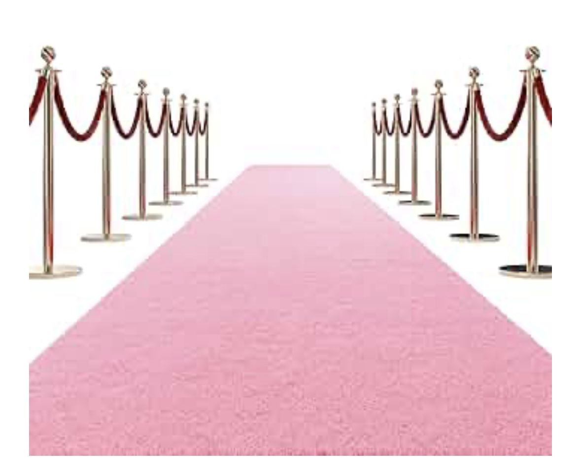Extra Thick Carpet Runner - 3’x15’ Pink